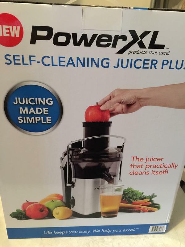 PowerXL Self Cleaning Juicer - Silver NEW IN BOX - Shopping.com