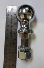 NEW REESE TOWPOWER 74013 TRAILER HITCH BALL 1 7/8" FREE SHIPPING