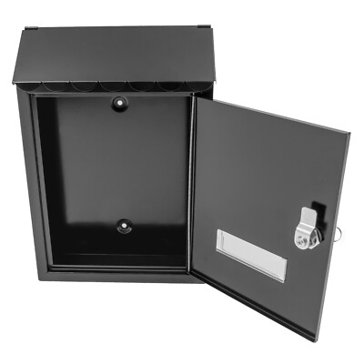 Modern Outdoor Waterproof Extra Large Drop Box Wall Mounted Mailbox With 2 Keys