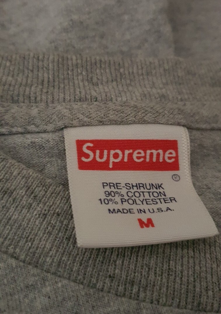 SS18 Supreme Mona Lisa T-Shirt Taille M Heather Gris T-Shirt thumbnail 4