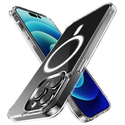 Handyhülle Hülle für iPhone 14 Plus PRO MAX Case Silikon Magnetische Schutzhülle