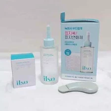ilso SUPER MELTING SEBUM SOFTENER 5oz+40 Cotton Pads + Blackhead Remover Scraper
