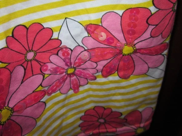 NWT HAVENGIRL girls sequin daisy dress Sz M 10/12 Foto 4 de 4