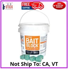 144 Count Rodenticide Blocks /Diphacinone Formula for /Instant Rodent Control