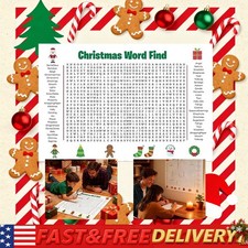 Jumbo Christmas Word Search Poster   Giant Wall Game, Poster-Size Word Search