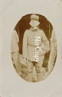 Photo WW1 Military: France German Soldier with Gas Mask X244
