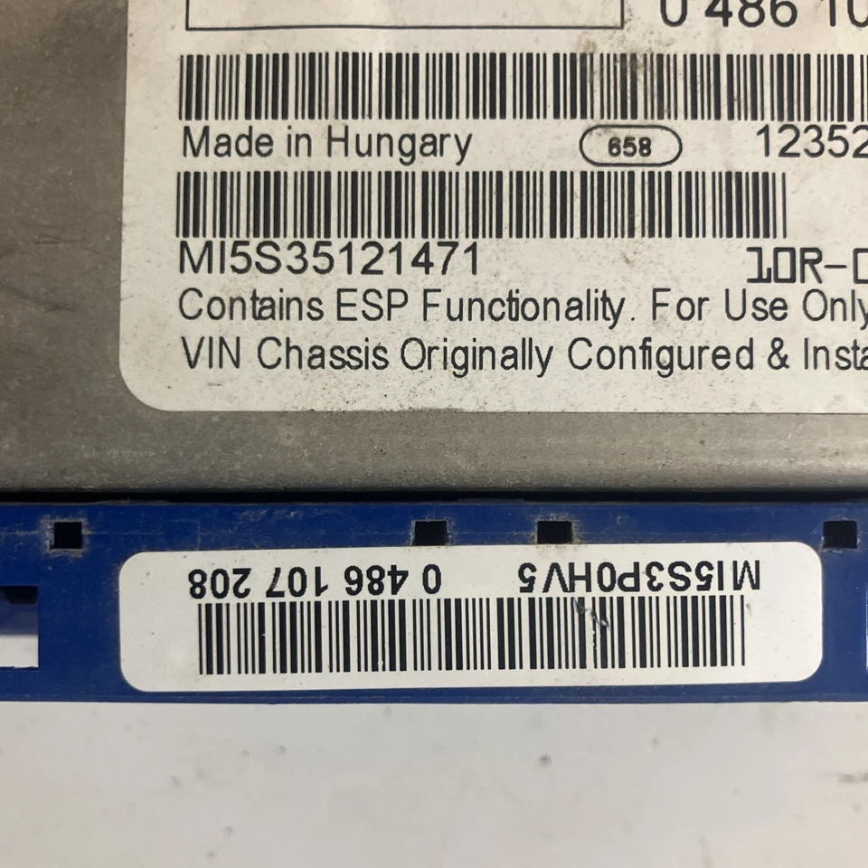 MÓDULO FRENO BENDIX 0 486 107 208 ABS/ATC PLS ESP K058047 PACCAR Q27 6040 1901 Foto 4 de 4