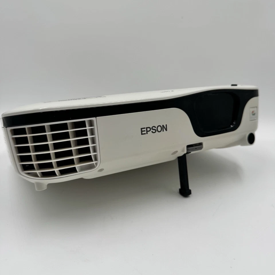 Epson EX3210 H430A Multi Media Projector W/ Remote And Display Port Cable Works - Image 2 of 4