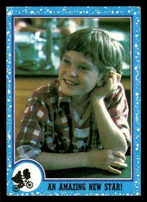1982 Topps E.T. The Extra Terrestrial #85 Henry Thomas