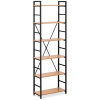 Standregal BüCherregal Regal 60 X 28 X 182.5 Cm Metall 6 Ebenen 150 Kg
