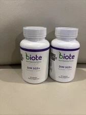 2 PK ~ Biote Nutraceuticals DIM SGS Hormone + Detox 60 Capsules Exp 03/26