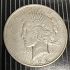 1922 Peace Dollar $1 Silver Coin Circulated Uncertified Ungraded 0.9 Fineness US