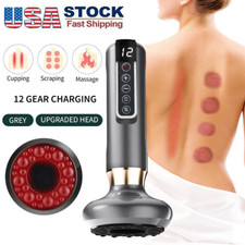 Rechargeable Vacuum Cupping Device 12 Levels Adjustable Anti-Cellulite Massager