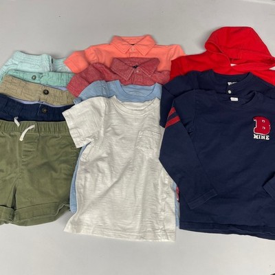 Boy Janie and Jack Clothing Lot Shorts Polo Hoodie Tees 12pc Preppy Classic sz 5