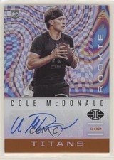 2020 Panini Illusions Rookie Signs Orange Cole McDonald #RS40 Auto 0w8