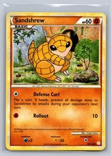 Sandshrew Common HeartGold SoulSilver 79/123 NM on eBay