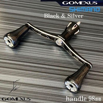 Gomexus Galaxy Titanium Double Handle for Shimano 98mm 20mm Black Japan
