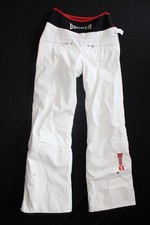 BOGNER ROCKY MOUNTAINS WOMEN'S WHITE SKI/SNOW BOARD PANTS 68 U.S. SIZE 4 LONG EX