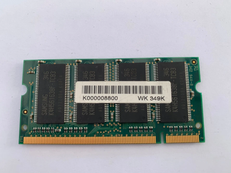 Mémoire DDR Samsung 256Mo PC2700S (DDR-333) SODIMM CL2.5 - Photo 2/2