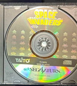 Sega Saturn Software Space Invaders With Manual & Obi Used Good Condition 1996