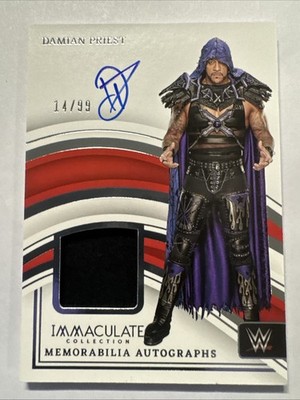2023 WWE Immaculate Damian Priest Memorabilia Auto 14/99