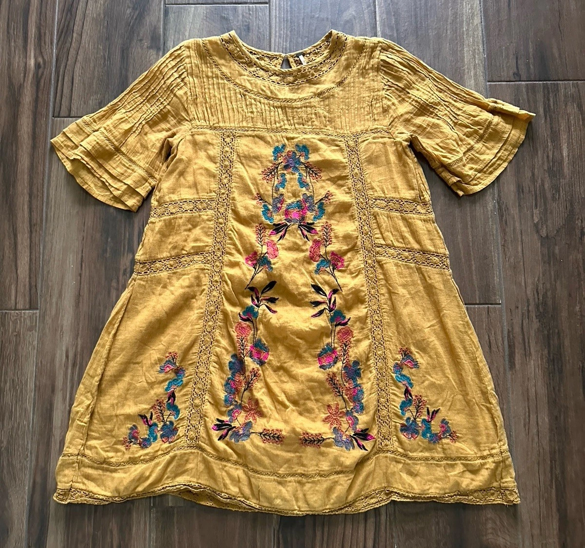 gold prom dress makeup Free People To The Moon Maxi Dress in Yellow