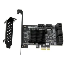 Expansion Card Controller Adapter PCI-Express to 8 Port SATA 3.0 6Gbps For HDD