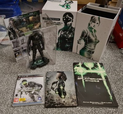 Splinter Cell Blacklist 5th Freedom Edition PS3 Sealed Spiel Statue Comic Xmas