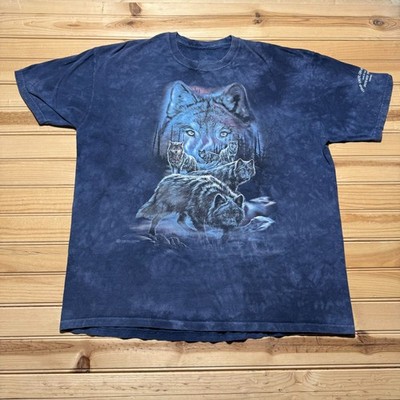 The Mountain Camp Taylor Campground Lakota Wolf Preserve Tie Dye T-Shirt - XL
