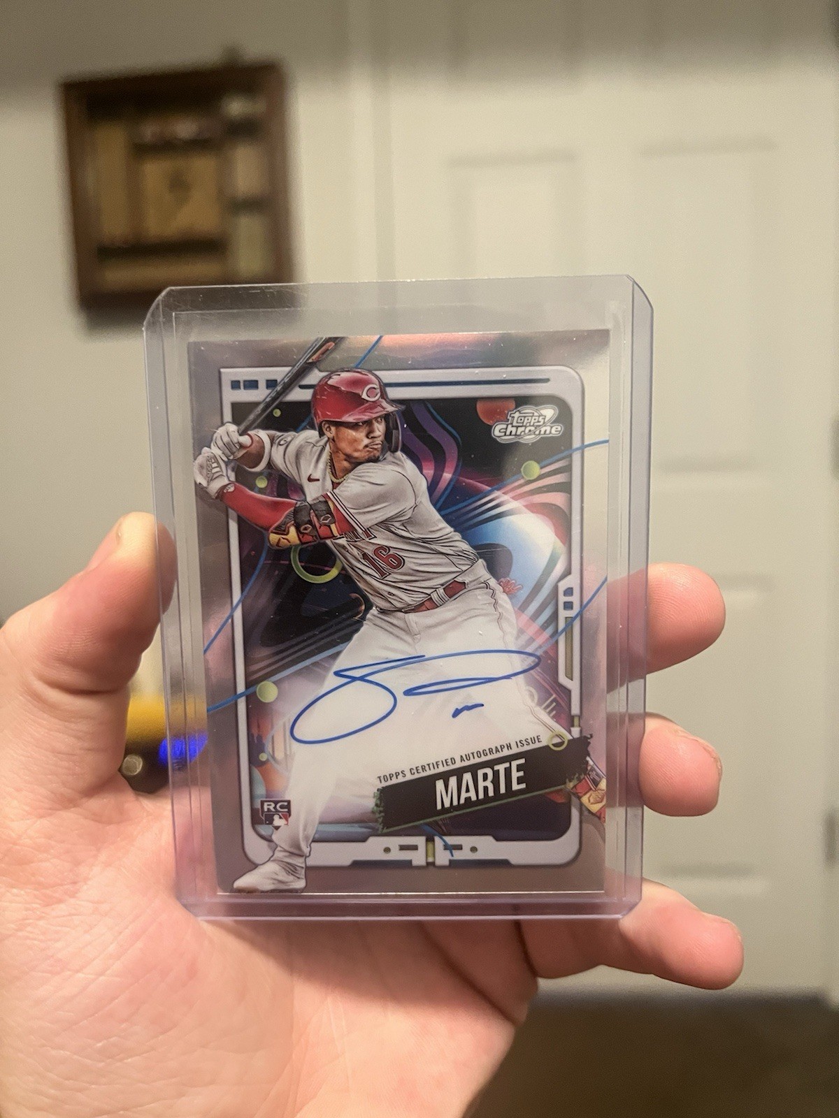 2024 Topps Cosmic Chrome - Variation Autograph Noelvi Marte #CCA-NM Refractor RC