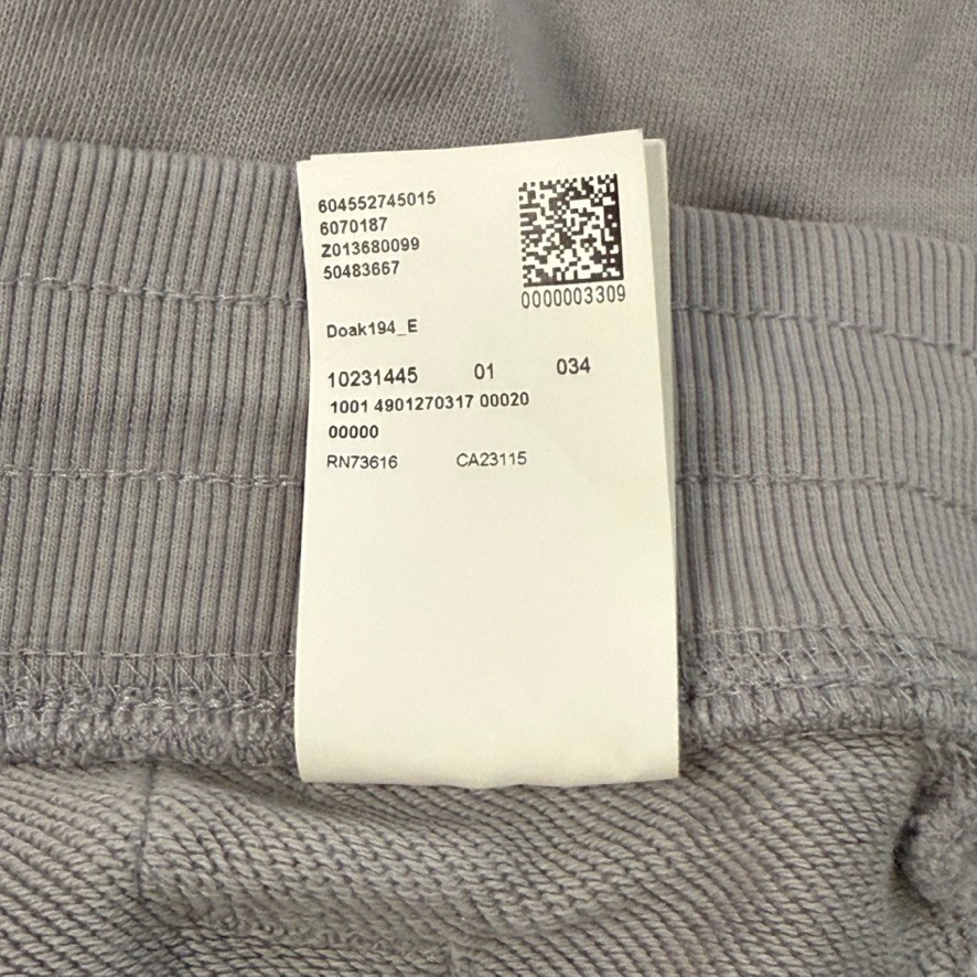 HUGO BOSS Cotton-Terry Tracksuit Bottoms Drawstring Joggers Size Large Gray thumbnail 9