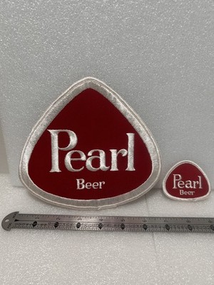 Vintage Pearl Beer Brewery Driver & Shoulder Uniform Patches 1970s VG Texas