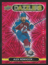 Alex Newhook 2021-22 Upper Deck Rookie Dazzlers Red #DZ-13 Montreal Canadiens