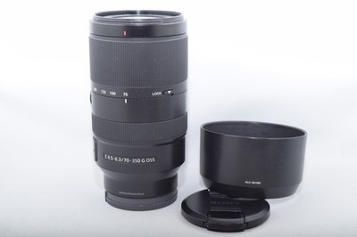 Used Sony E 70-350mm f/4.5-6.3 G OSS Zoom Tele photo Lens SEL70350G