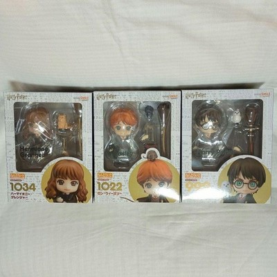 Nendoroid Harry Potter Trio Set Harry, Ron & Hermine Figuren + Gryffindor Sockel