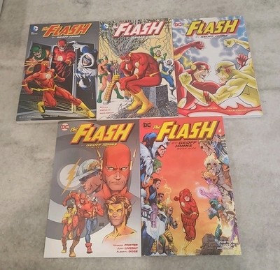 The Flash By Geoff Johns Books 1, 2, 3, 4, 5,  TPB VHTF 