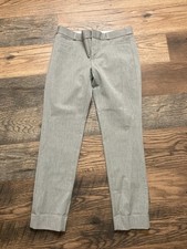 Banana Republic Sloan Pants Women's 2 Gray Slim Ankle Stretch Dress NWOT