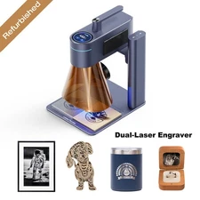 Refurbished LaserPecker LP4 Portable Dual Laser Engraver Cutter Machine Metal