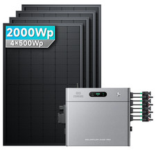 2000w Balkonkraftwerk mit Speicher Zendure SolarFlow 2400PRO 2,4kWh …
