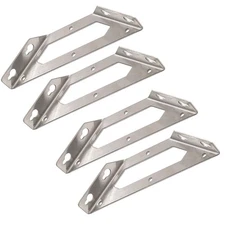 Rannb Trapeziform Angle Brackets Multi-Purpose Stainless Steel Corner Braces ...