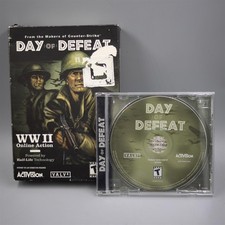 Day of Defeat Activision / Valve, 2003 PC Small Box Game -By Half-Life 1 Devs