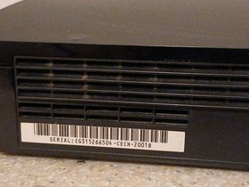 PS3 Console Tested And Working Serial CG315266504-CECH-2001B