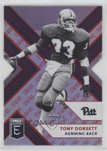 2018 Panini Elite Draft Picks Status Red Die Cut 49 Tony Dorsett 95