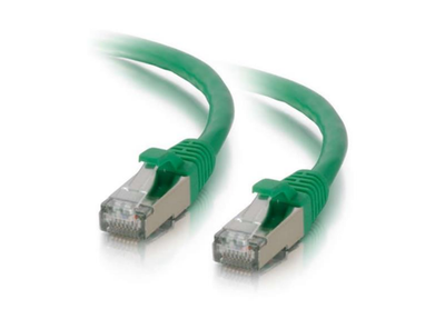 C2G Cavo Di Rete Cat6a Schermato STP 6 Metri - Snagless, 10 Gigabit, 26AWG, RJ45 Maschio - Nero