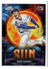 2025 Topps Chrome Cosmic Roki Sasaki RC Planetary Pursuit The Sun (SS)