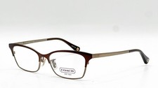 Coach HC 5041 9143 Satin Brown Sand Full Rim Authentic Eyeglass Frames 51-15