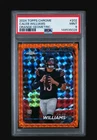 2024 Topps Chrome - Caleb Williams #202 Orange Geometric Refractor /25 RC PSA 9