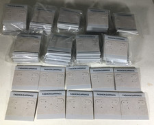 Hanging Gray Earring Cards 2x2 Prepunched Holes for Stud, Hoop  Dangle Pack 100