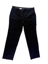 Ann Taylor Velvet Dress Pants Women s Size 4 Black Straight Leg NWT