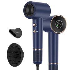 Hair Dryer, 110, 000 RPM Air-Sonic Blow Dryer with High-Speed Brushless Motor...